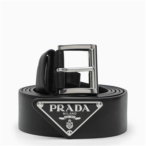 cintura prada nera|Scopri la nuova collezione di cinture da donna di Prada su.